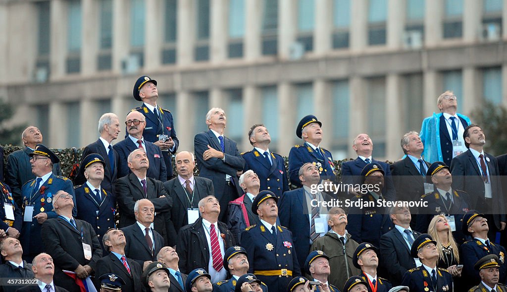 Russian President Vladimir Putin On A One Day Visit In Belgrade