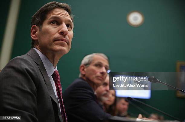 Director of Centers for Disease Control and Prevention Dr. Thomas Frieden and Director of National Institute of Allergy and Infectious Diseases Dr....
