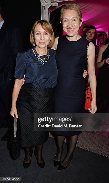 Sarah Sands , Editor of the London Evening Standard, and Justine Picardie attend the London Evening Standard's '1000: London's Most Influential...