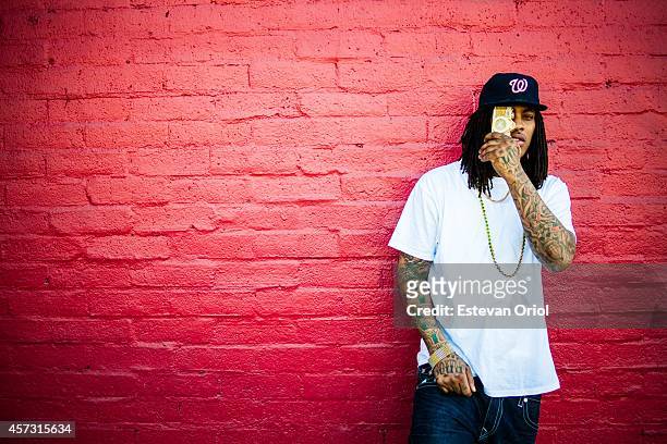 Musician Waka Flocka Flame poses for an Editorial shoot for Baller Status in Downtown Los Angeles, California.