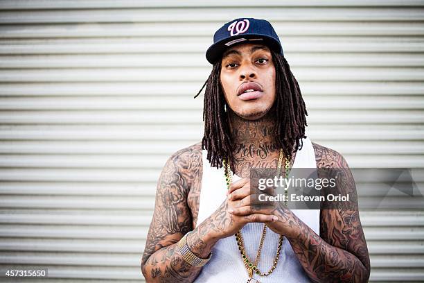 Musician Waka Flocka Flame poses for an Editorial shoot for Baller Status in Downtown Los Angeles, California.