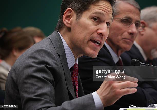 Director of the Centers for Disease Control and Prevention Dr. Thomas Frieden and Director of the National Institute of Allergy and Infectious...