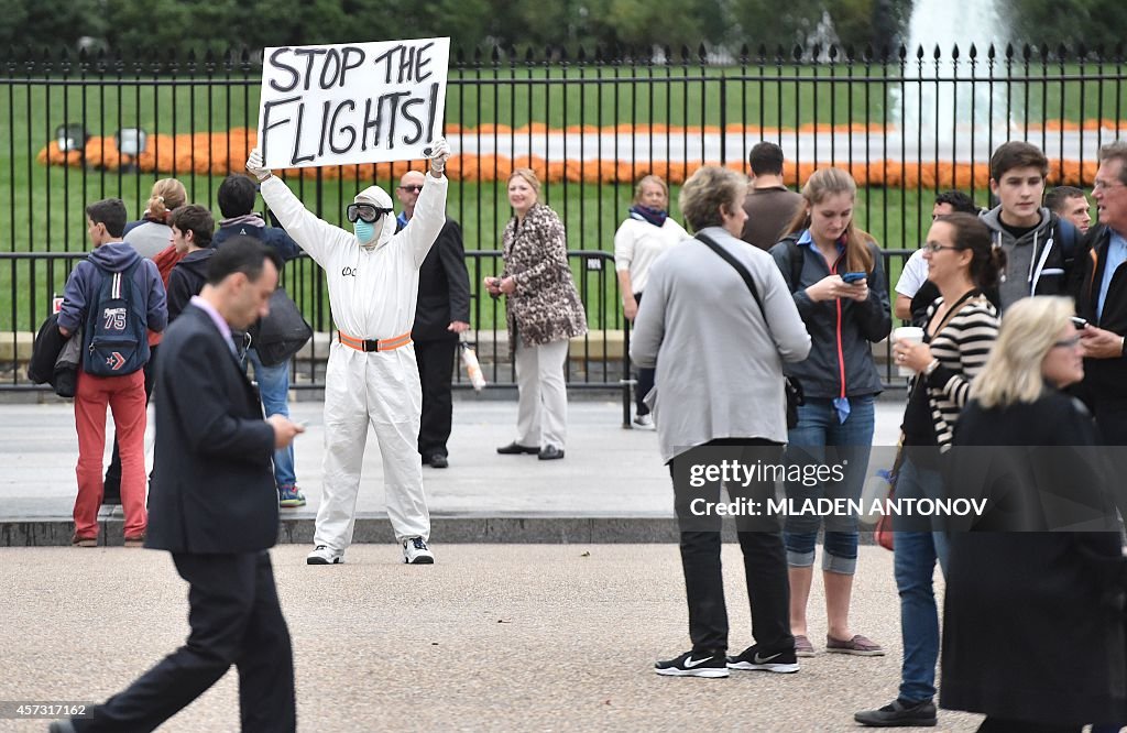 US-HEALTH-EBOLA-PROTEST