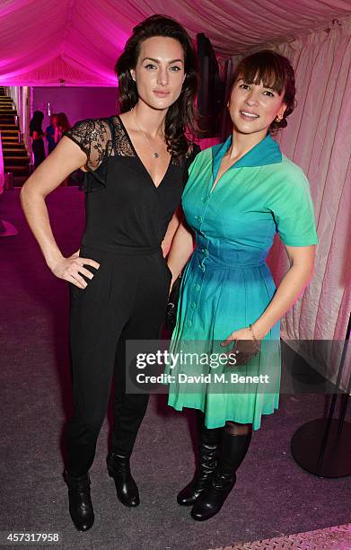 Charlotte Peters and Rachel Khoo attend the London Evening Standard's '1000: London's Most Influential People' at The Francis Crick Institute on...