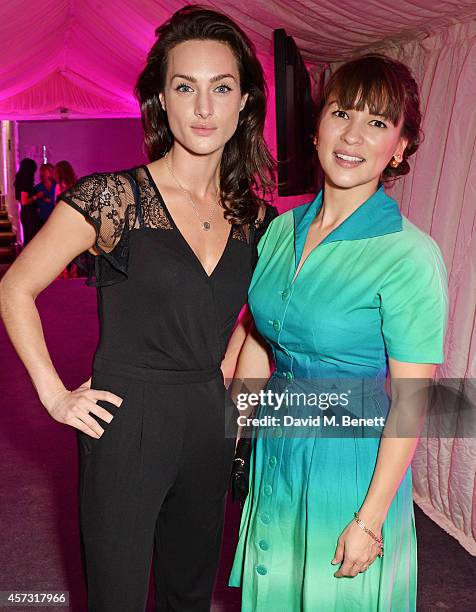 Charlotte Peters and Rachel Khoo attend the London Evening Standard's '1000: London's Most Influential People' at The Francis Crick Institute on...