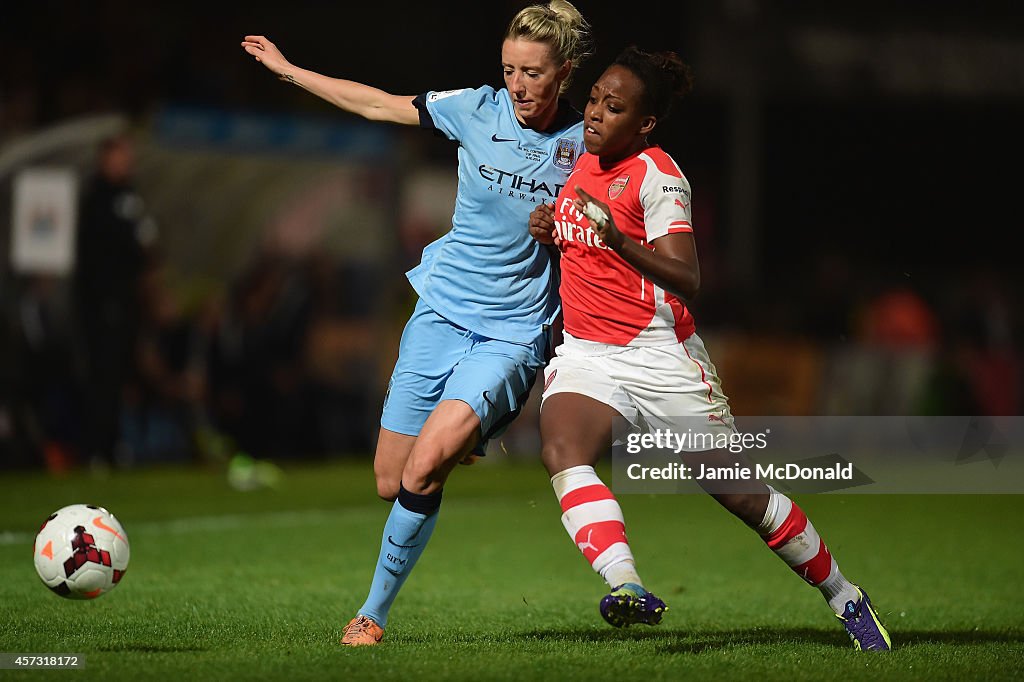 Arsenal Ladies v Manchester City Ladies: Continental Cup Final