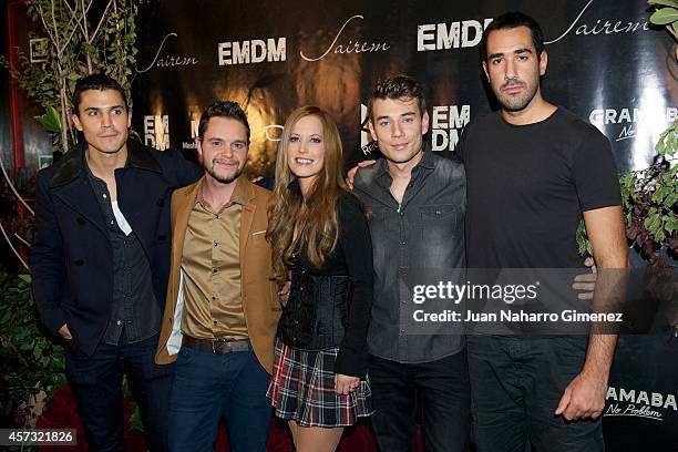 Alex Gonzalez and Churi Gonzalez attend 'El Mundo De Murphy' new album presentation at Joy Eslava on October 16, 2014 in Madrid, Spain.