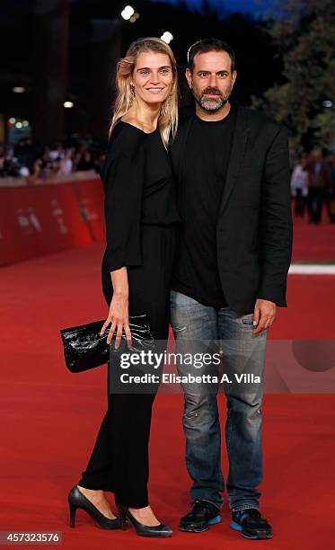 Claudia Zanella and Fausto Brizzi attend the Rome Film Festival Opening and 'Soap Opera' Red Carpet during the 9th Rome Film Festival at Auditorium...