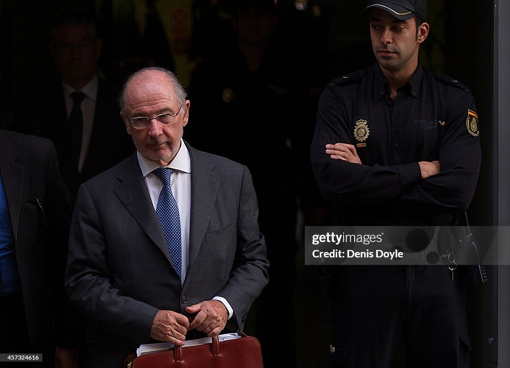 Former Bankia and IMF Chief At Madrid High Court