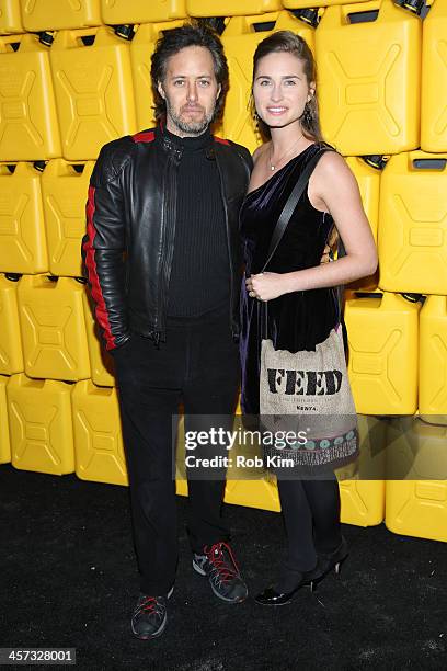 David Lauren and Lauren Bush Lauren attend the 8th annual charity: ball Gala at the Duggal Greenhouse on December 16, 2013 in the Brooklyn borough of...