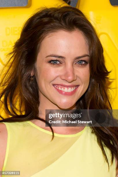 Actress Jessica Stroup attends the 8th annual charity: ball Gala at the Duggal Greenhouse on December 16, 2013 in the Brooklyn borough of New York...