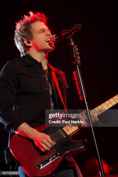 American country singer Hunter Hayes performs at the United Center, Chicago, Illinois, December 12, 2012.