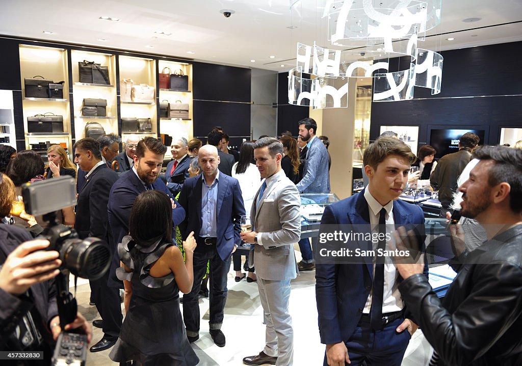 Montblanc Celebrates Grand Opening Of Yorkdale Boutique With Nolan Gerard Funk