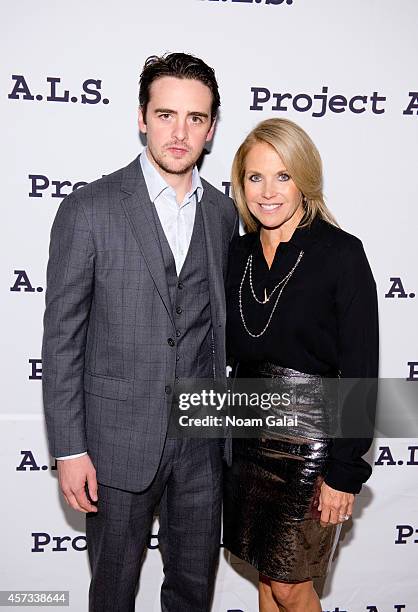 Actor Vincent Piazza and TV personality Katie Couric attend the 16th Annual Tomorrow Is Tonight Gala Benefiting Project A.L.S. At Cipriani 42nd...