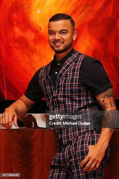 Guy Sebastian poses during the 10th anniversary celebration of The Million Dollar Lunch at the Park Hyatt on October 17, 2014 in Melbourne, Australia.