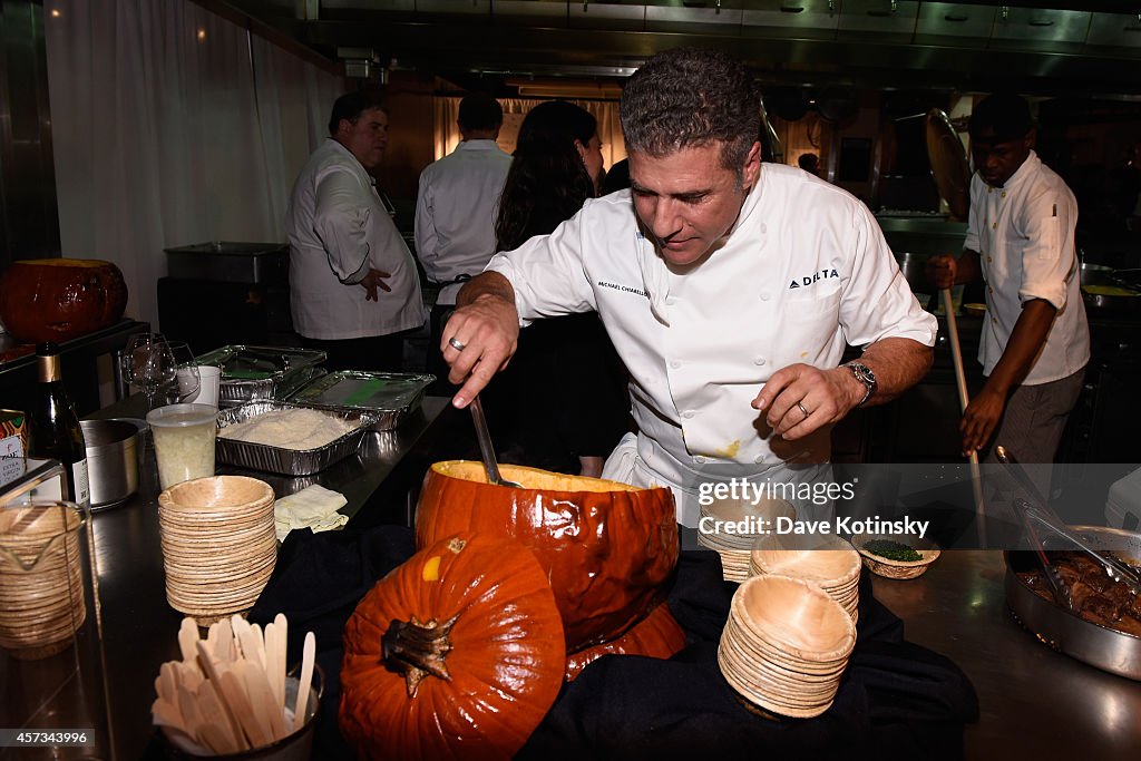 Delta Presents Food With Altitude Featuring Michael Chiarello, Michelle Bernstein, Linton Hopkins, Andrea Robinson And Jean-Paul Bourgeois - Food Network New York City Wine & Food Festival Presented By FOOD & WINE