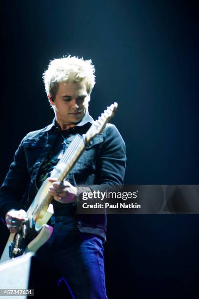 American country singer Hunter Hayes performs at the United Center, Chicago, Illinois, December 12, 2012.