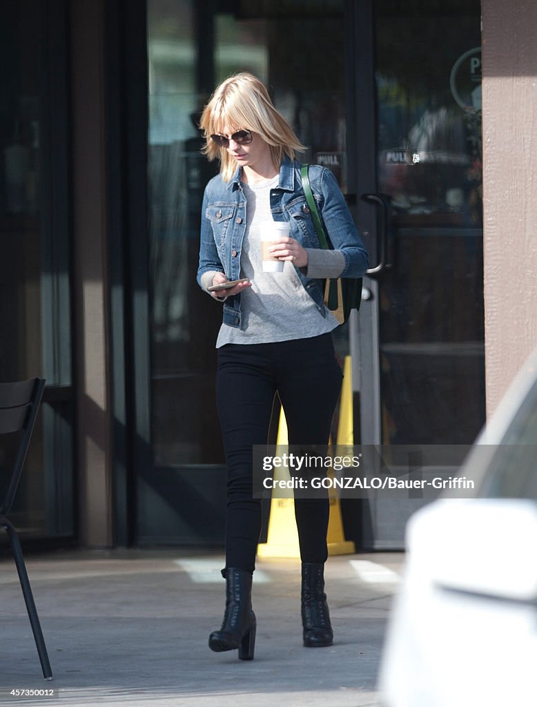 Celebrity Sightings In Los Angeles - October 16, 2014