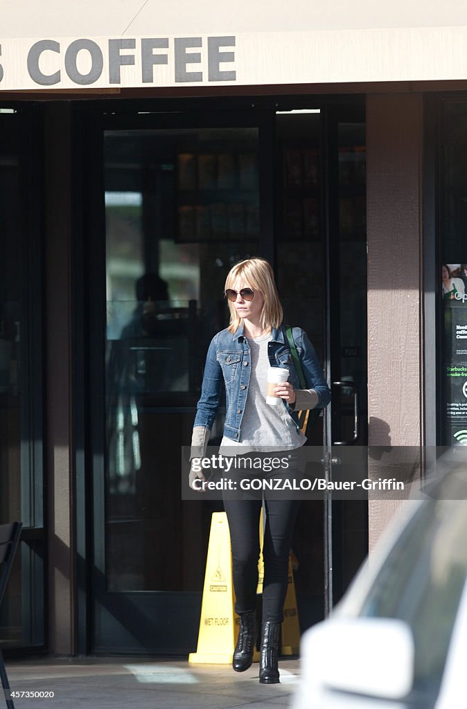 Celebrity Sightings In Los Angeles - October 16, 2014