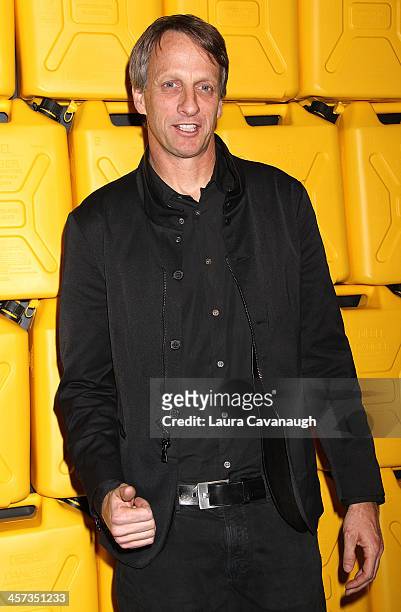 Tony Hawk attends the 8th annual charity: ball Gala at the Duggal Greenhouse on December 16, 2013 in the Brooklyn borough of New York City.