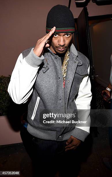 Actor Nick Cannon attends the Wildfox Flagship Store Launch Party on October 16, 2014 in West Hollywood, California.