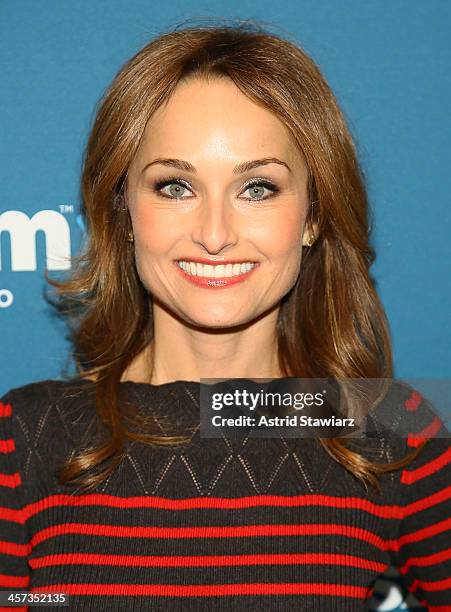 Chef and cookbook author Giada De Laurentiis is interviewed for SiriusXM's Leading Ladies hosted by SiriusXM host Jenny Hutt at SiriusXM Studios on...