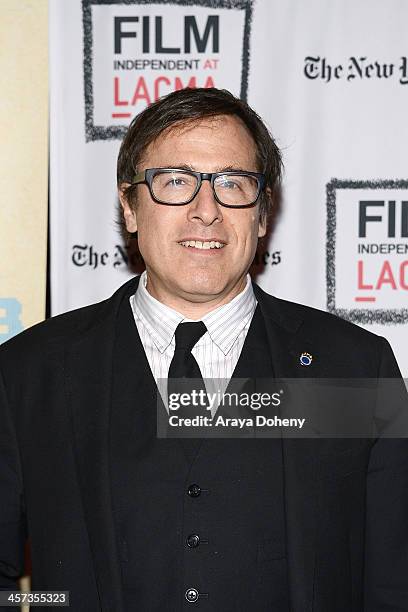 David O. Russell attends the Film Independent at LACMA screening & Q+A of American Hustle at Bing Theatre At LACMA on December 16, 2013 in Los...