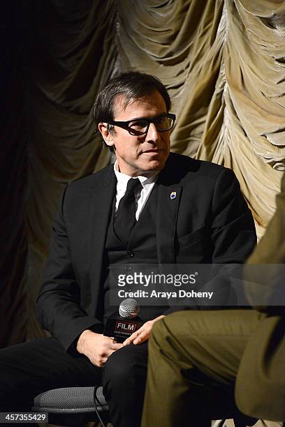 David O. Russell attends the Film Independent at LACMA screening & Q+A of American Hustle at Bing Theatre At LACMA on December 16, 2013 in Los...