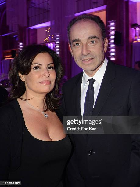 Nadia Cope and her husband Jean Francois Cope attend the 'The Best 2013' Ceremony Awards 37th Edition at the Salons Hoche on December 16, 2013 in...