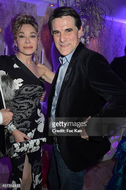 Grace de Capitani and Tex attend the 'The Best 2013' Ceremony Awards 37th Edition at the Salons Hoche on December 16, 2013 in Paris, France.