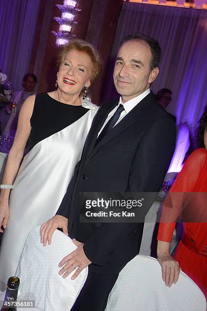 Monique Raymond and Jean Francois Cope attend 'The Best 2013' Ceremony Awards 37th Edition at the Salons Hoche on December 16, 2013 in Paris, France.