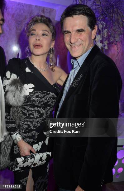 Grace de Capitani and Tex attend the 'The Best 2013' Ceremony Awards 37th Edition at the Salons Hoche on December 16, 2013 in Paris, France.