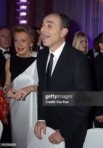 Monique Raymond and Jean Francois Cope attend 'The Best 2013' Ceremony Awards 37th Edition at the Salons Hoche on December 16, 2013 in Paris, France.