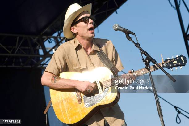 Country singer Justin Townes Earle at the Country Music Festival, Chicago, Illinois, October 11, 2008.