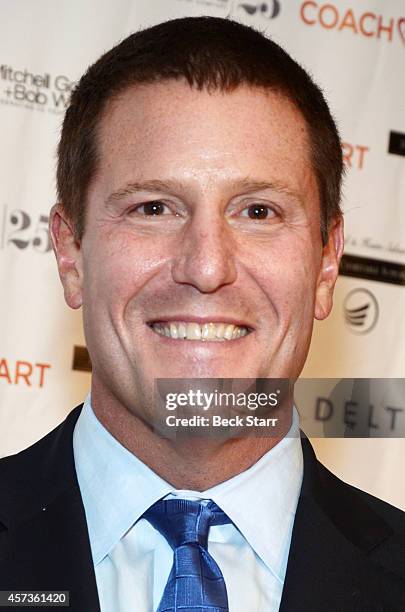 Honoree Disney executive vice president Kevin Mayer attends CoachArt "Gala Of Champions" at The Beverly Hilton Hotel on October 16, 2014 in Beverly...