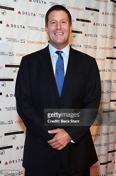 Honoree Disney executive vice president Kevin Mayer attends CoachArt "Gala Of Champions" at The Beverly Hilton Hotel on October 16, 2014 in Beverly...
