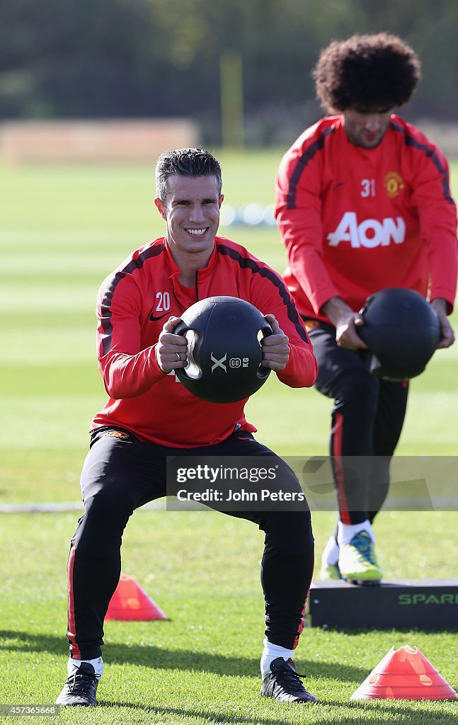 Manchester United Training and Press Conference