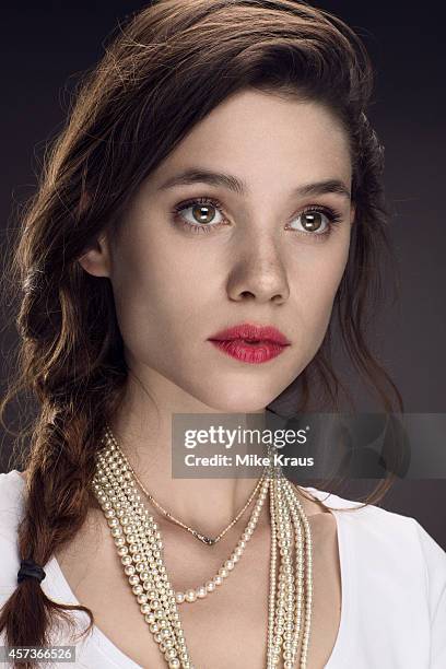 Actress Astrid Berges Frisbey is photographed for Self Assignment on July 1, 2014 in Munich, France.