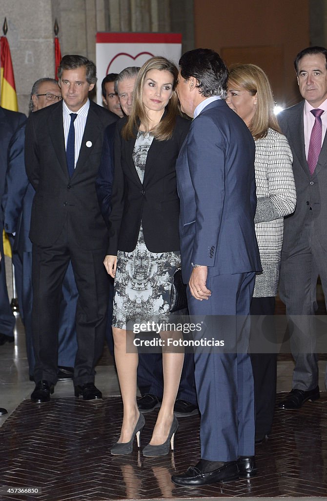 Queen Letizia Attends the Launch of 'Guia del Corazon'