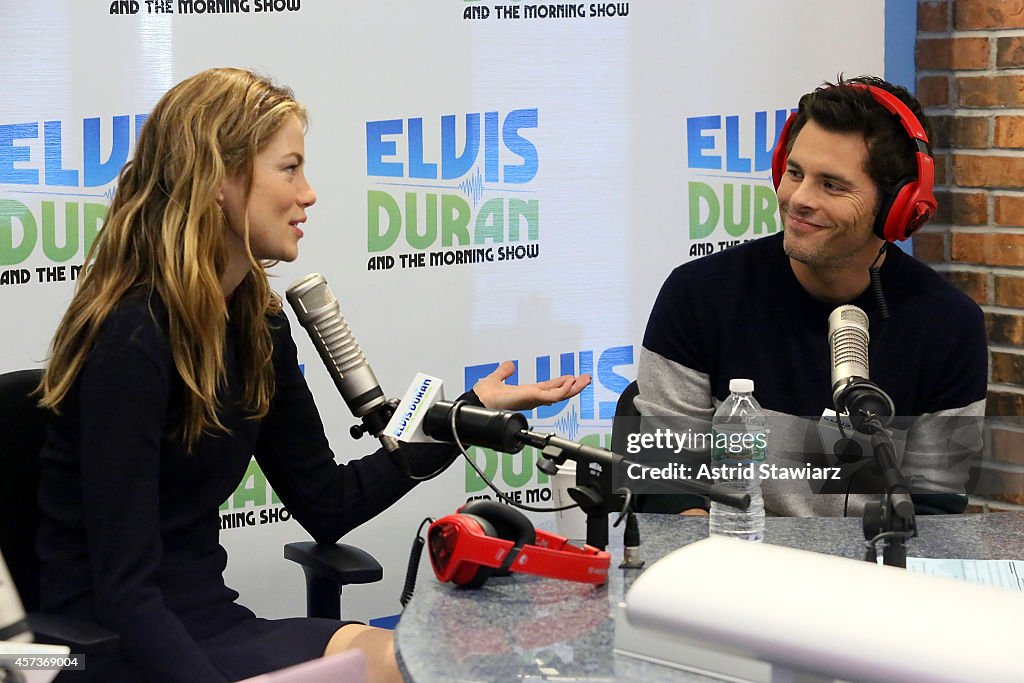James Marsden And Michelle Monaghan Visit "Elvis Duran's Z100 Morning Show"