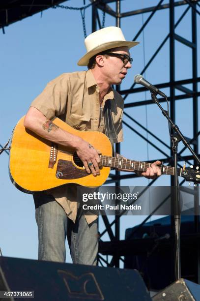 Country singer Justin Townes Earle at the Country Music Festival, Chicago, Illinois, October 11, 2008.