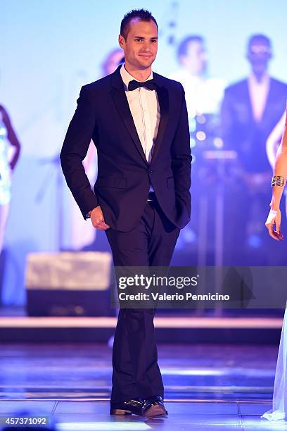 Michele Caliendo attends during the Golden Foot Award 2014 ceremony at Sporting Club on October 13, 2014 in Monte-Carlo, Monaco.