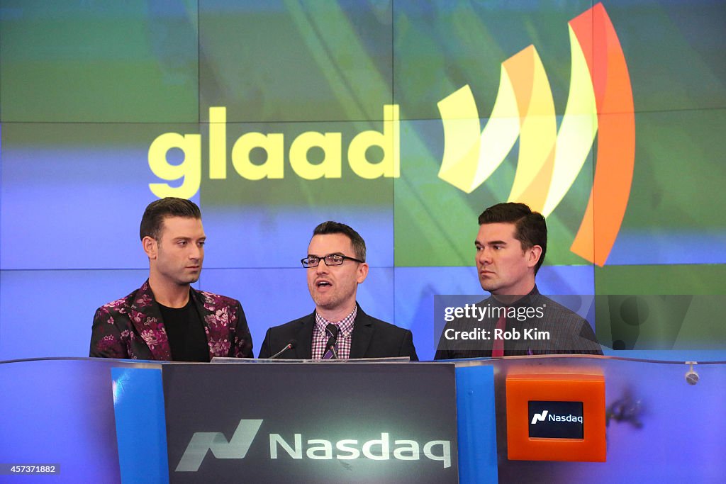 GLAAD Rings The NASDAQ Opening Bell