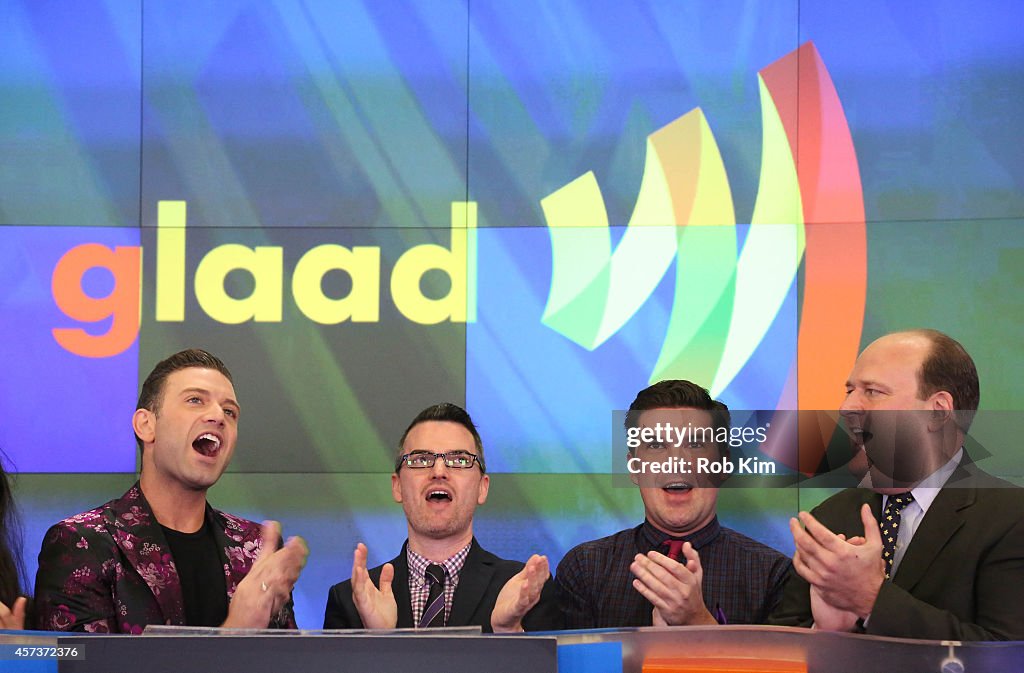 GLAAD Rings The NASDAQ Opening Bell