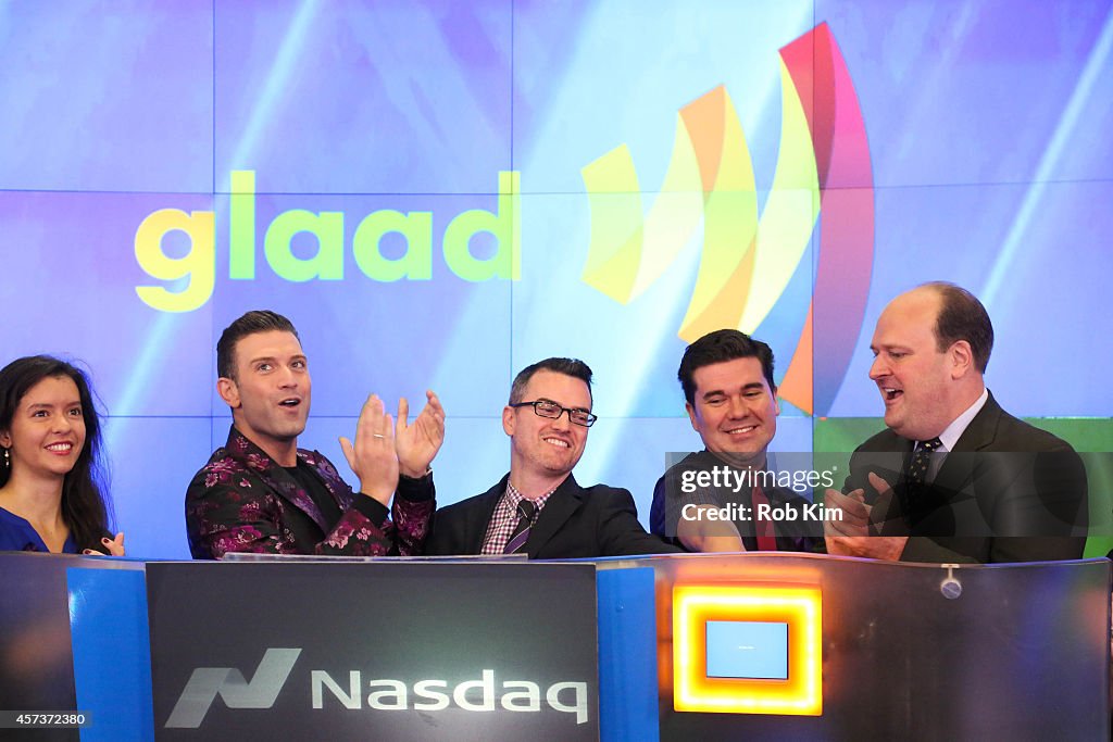 GLAAD Rings The NASDAQ Opening Bell