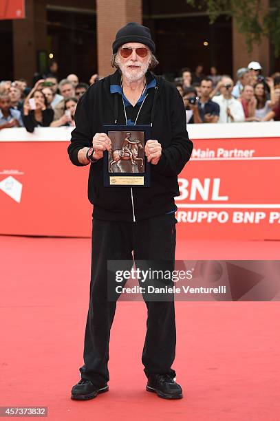 Tomas Milian On The Red Carpet during the 9th Rome Film Festival on October 17, 2014 in Rome, Italy.
