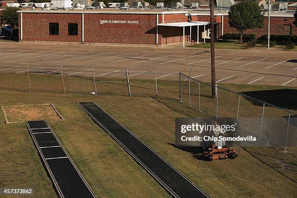 Davis Elementary School remains closed for cleaning after it was discovered that a health care worker who treated one of the Texas Health...