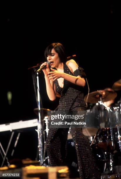 Singer PJ Harvey performs, Denver, Colorado, April 3, 2001.