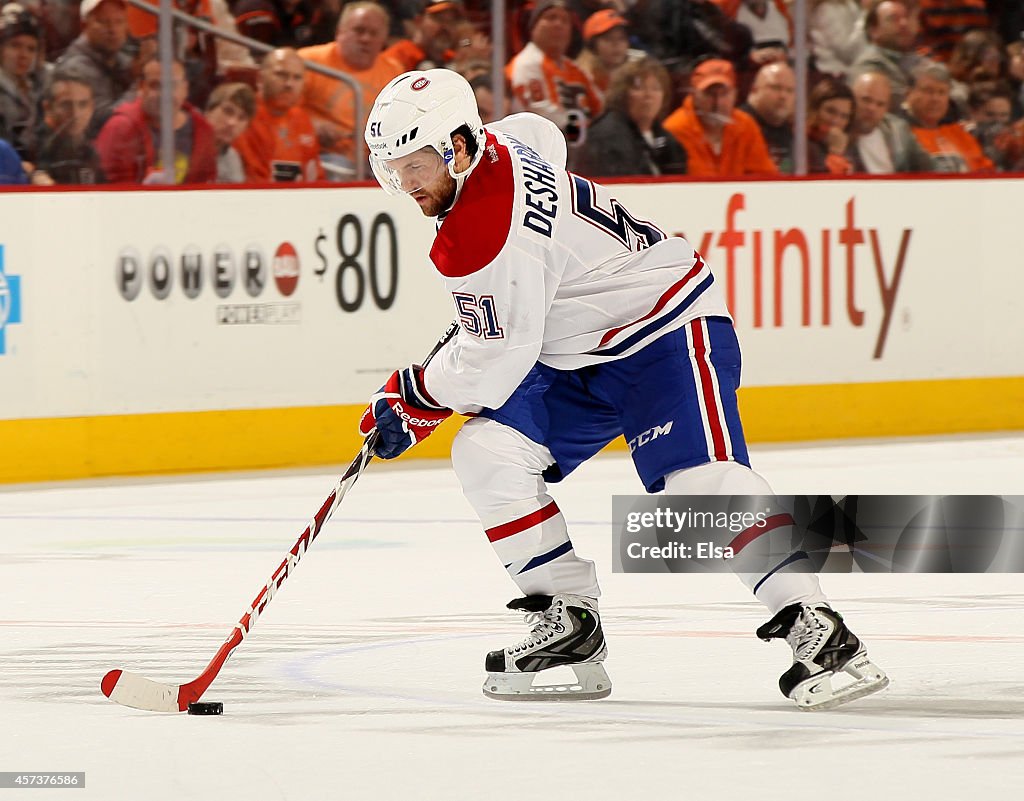 Montreal Canadiens v Philadelphia Flyers