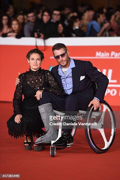 Ginevra Elkann and Lapo Elkann attend the 'Still Alice' Red Carpet during the 9th Rome Film Festival on October 17, 2014 in Rome, Italy.
